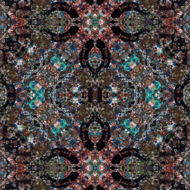 Kusursuz soyut desen. Yaratıcı, kusursuz doku. Soyut arkaplan. kaleydoskop dokusu