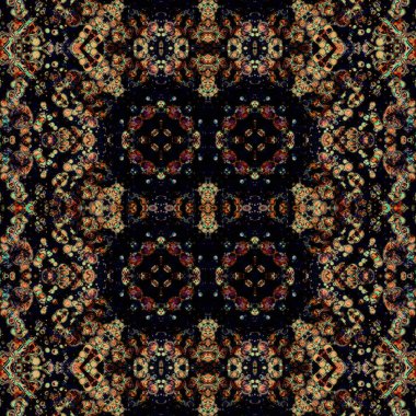 Kusursuz soyut desen. Yaratıcı, kusursuz doku. Soyut arkaplan. kaleydoskop dokusu