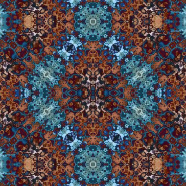 Kusursuz soyut desen. Yaratıcı, kusursuz doku. Soyut arkaplan. kaleydoskop dokusu