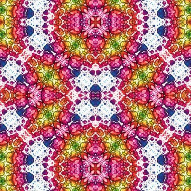 Kusursuz soyut desen. Yaratıcı, kusursuz doku. Soyut arkaplan. kaleydoskop dokusu