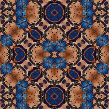 Kusursuz soyut desen. Yaratıcı, kusursuz doku. Soyut arkaplan. kaleydoskop dokusu