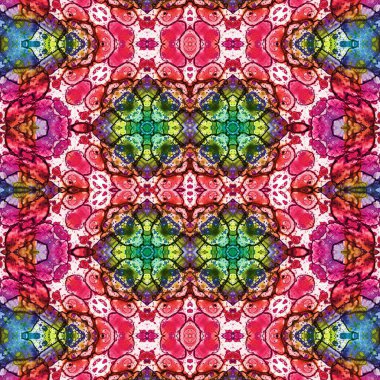 Kusursuz soyut desen. Yaratıcı, kusursuz doku. Soyut arkaplan. kaleydoskop dokusu