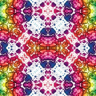 Kusursuz soyut desen. Yaratıcı, kusursuz doku. Soyut arkaplan. kaleydoskop dokusu