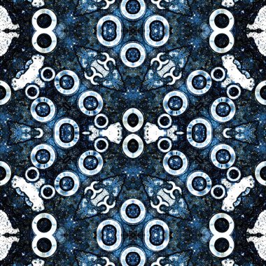 Kusursuz soyut desen. Yaratıcı, kusursuz doku. Soyut arkaplan. kaleydoskop dokusu