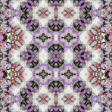 Kusursuz soyut desen. Yaratıcı, kusursuz doku. Soyut arkaplan. kaleydoskop dokusu