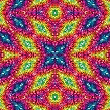 Kusursuz soyut desen. Yaratıcı, kusursuz doku. Soyut arkaplan. kaleydoskop dokusu