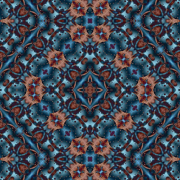Kusursuz soyut desen. Yaratıcı, kusursuz doku. Soyut arkaplan. kaleydoskop dokusu