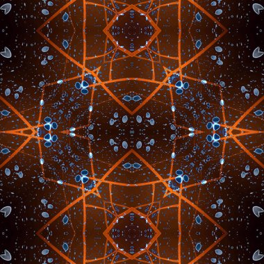 Kusursuz soyut desen. Yaratıcı, kusursuz doku. Soyut arkaplan. kaleydoskop dokusu