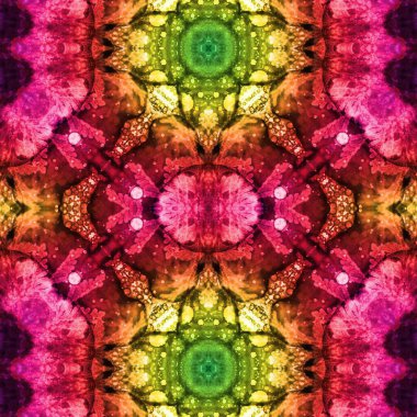 Kusursuz soyut desen. Yaratıcı, kusursuz doku. Soyut arkaplan. kaleydoskop dokusu