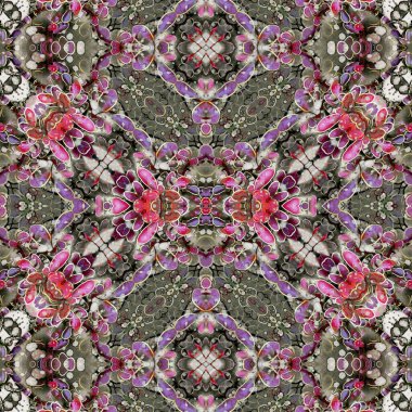 Kusursuz soyut desen. Yaratıcı, kusursuz doku. Soyut arkaplan. kaleydoskop dokusu