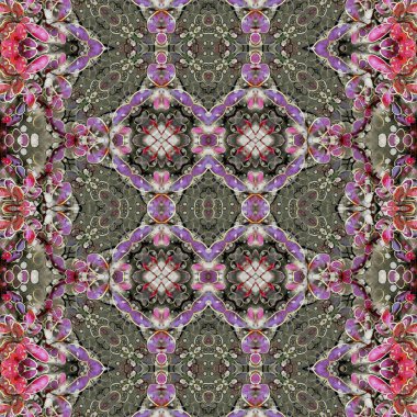 Kusursuz soyut desen. Yaratıcı, kusursuz doku. Soyut arkaplan. kaleydoskop dokusu