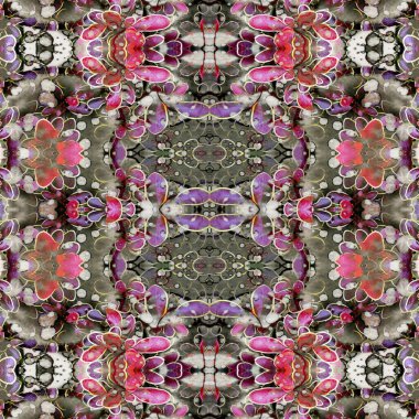 Kusursuz soyut desen. Yaratıcı, kusursuz doku. Soyut arkaplan. kaleydoskop dokusu