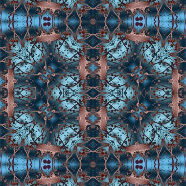 Kusursuz soyut desen. Yaratıcı, kusursuz doku. Soyut arkaplan. kaleydoskop dokusu