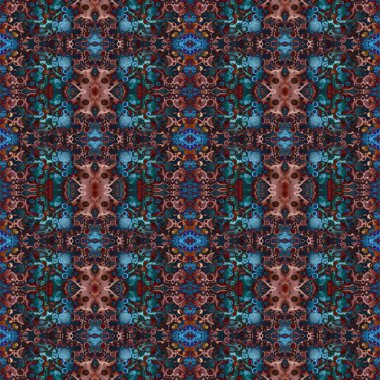 Kusursuz soyut desen. Yaratıcı, kusursuz doku. Soyut arkaplan. kaleydoskop dokusu