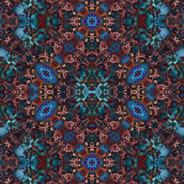 Kusursuz soyut desen. Yaratıcı, kusursuz doku. Soyut arkaplan. kaleydoskop dokusu