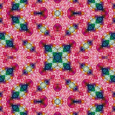 Kusursuz soyut desen. Yaratıcı, kusursuz doku. Soyut arkaplan. kaleydoskop dokusu