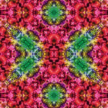 Kusursuz soyut desen. Yaratıcı, kusursuz doku. Soyut arkaplan. kaleydoskop dokusu