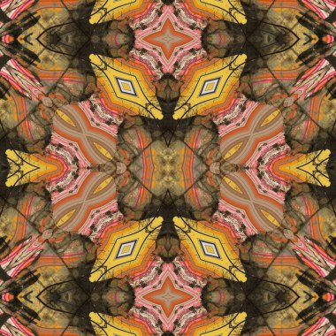 Kusursuz soyut desen. Yaratıcı, kusursuz doku. Soyut arkaplan. kaleydoskop dokusu