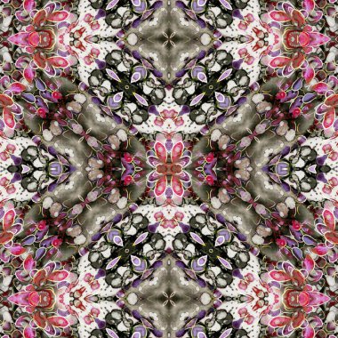 Kusursuz soyut desen. Yaratıcı, kusursuz doku. Soyut arkaplan. kaleydoskop dokusu