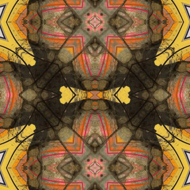 Kusursuz soyut desen. Yaratıcı, kusursuz doku. Soyut arkaplan. kaleydoskop dokusu