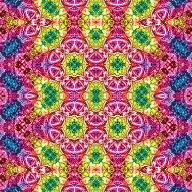 Kusursuz soyut desen. Yaratıcı, kusursuz doku. Soyut arkaplan. kaleydoskop dokusu