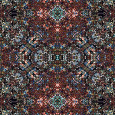 Kusursuz soyut desen. Yaratıcı, kusursuz doku. Soyut arkaplan. kaleydoskop dokusu