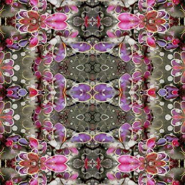 Kusursuz soyut desen. Yaratıcı, kusursuz doku. Soyut arkaplan. kaleydoskop dokusu