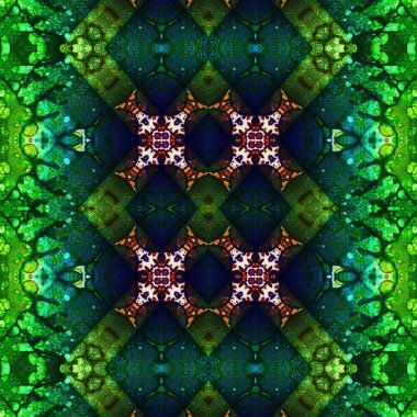 Kusursuz soyut desen. Yaratıcı, kusursuz doku. Soyut arkaplan. kaleydoskop dokusu