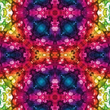 Kusursuz soyut desen. Yaratıcı, kusursuz doku. Soyut arkaplan. kaleydoskop dokusu