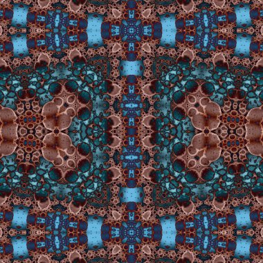 Kusursuz soyut desen. Yaratıcı, kusursuz doku. Soyut arkaplan. kaleydoskop dokusu