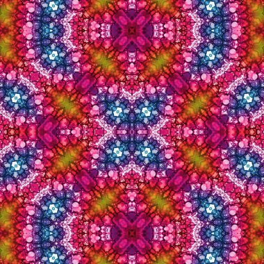 Kusursuz yaratıcı model. Kusursuz bir doku. Soyut arkaplan. Etnik arkaplan