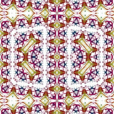 Kusursuz yaratıcı model. Kusursuz bir doku. Soyut arkaplan. Etnik arkaplan