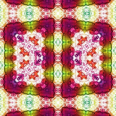 Kusursuz kare desenli. Soyut, dikişsiz doku. Yaratıcı bir geçmiş. kaleydoskop