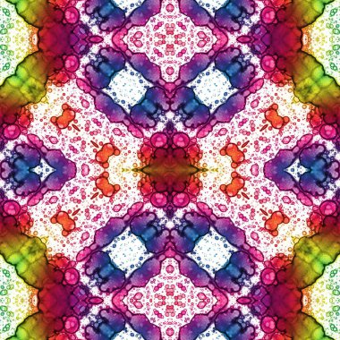 Kusursuz kare desenli. Soyut, dikişsiz doku. Yaratıcı bir geçmiş. kaleydoskop