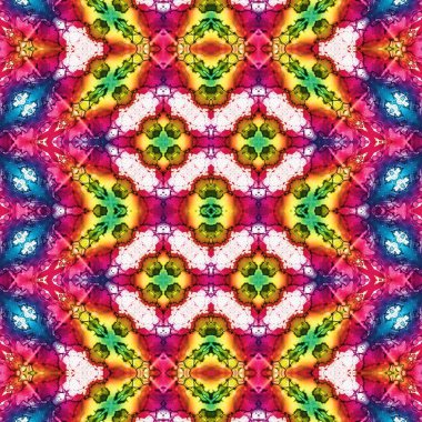 Kusursuz kare desenli. Soyut, dikişsiz doku. Yaratıcı bir geçmiş. kaleydoskop