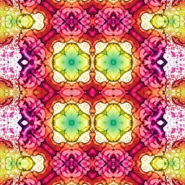 Kusursuz kare desenli. Soyut, dikişsiz doku. Yaratıcı bir geçmiş. kaleydoskop