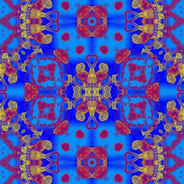 Kusursuz kare desenli. Soyut, dikişsiz doku. Yaratıcı bir geçmiş. kaleydoskop