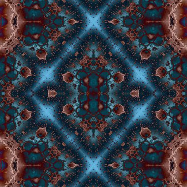 Kusursuz kare desenli. Soyut, dikişsiz doku. Yaratıcı bir geçmiş. kaleydoskop