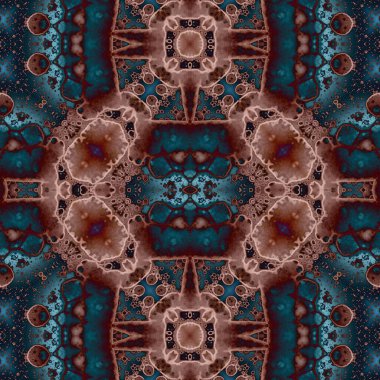 Kusursuz kare desenli. Soyut, dikişsiz doku. Yaratıcı bir geçmiş. kaleydoskop