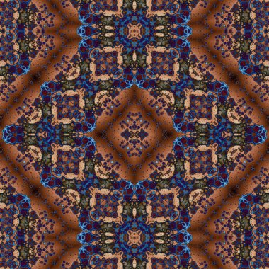 Kusursuz kare desenli. Soyut, dikişsiz doku. Yaratıcı bir geçmiş. kaleydoskop