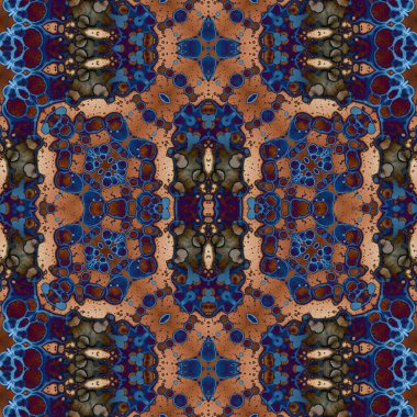 Kusursuz kare desenli. Soyut, dikişsiz doku. Yaratıcı bir geçmiş. kaleydoskop