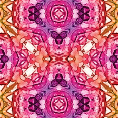 Kusursuz kare desenli. Soyut, dikişsiz doku. Yaratıcı bir geçmiş. kaleydoskop