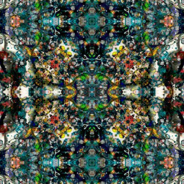 Kusursuz kare desenli. Soyut, dikişsiz doku. Yaratıcı bir geçmiş. kaleydoskop