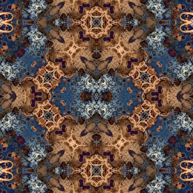 Kusursuz kare desenli. Soyut, dikişsiz doku. Yaratıcı bir geçmiş. kaleydoskop