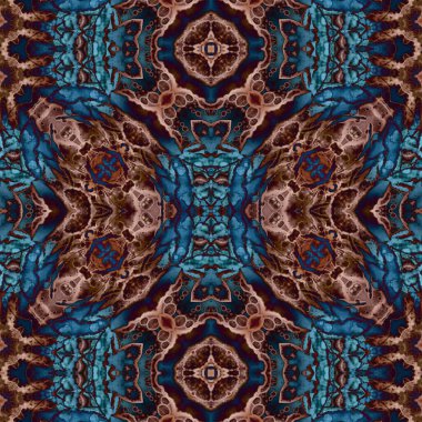 Kusursuz kare desenli. Soyut, dikişsiz doku. Yaratıcı bir geçmiş. kaleydoskop