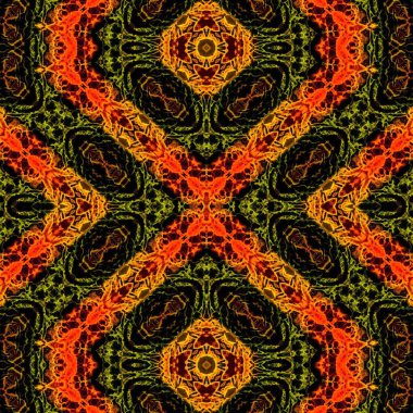 Kusursuz kare desenli. Soyut, dikişsiz doku. Yaratıcı bir geçmiş. kaleydoskop