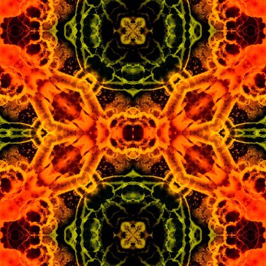 Kusursuz kare desenli. Soyut, dikişsiz doku. Yaratıcı bir geçmiş. kaleydoskop