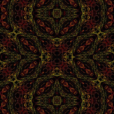 Seamless square pattern. Abstract seamless texture. Creative background. kaleidoscope