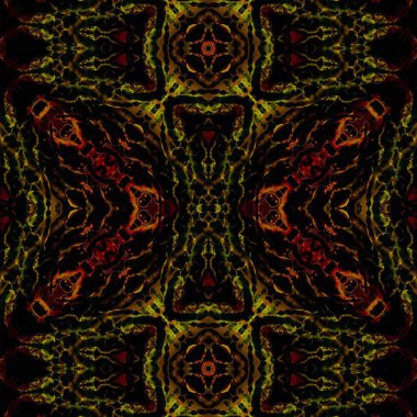 Kusursuz kare desenli. Soyut, dikişsiz doku. Yaratıcı bir geçmiş. kaleydoskop