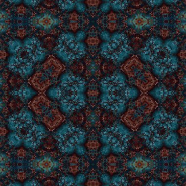 Kusursuz kare desenli. Soyut, dikişsiz doku. Yaratıcı bir geçmiş. kaleydoskop